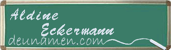 Aldine Eckermann Visitenkarte